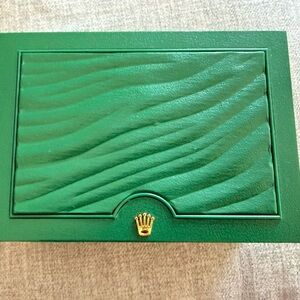 Rolex Green Box with Gold Lettering